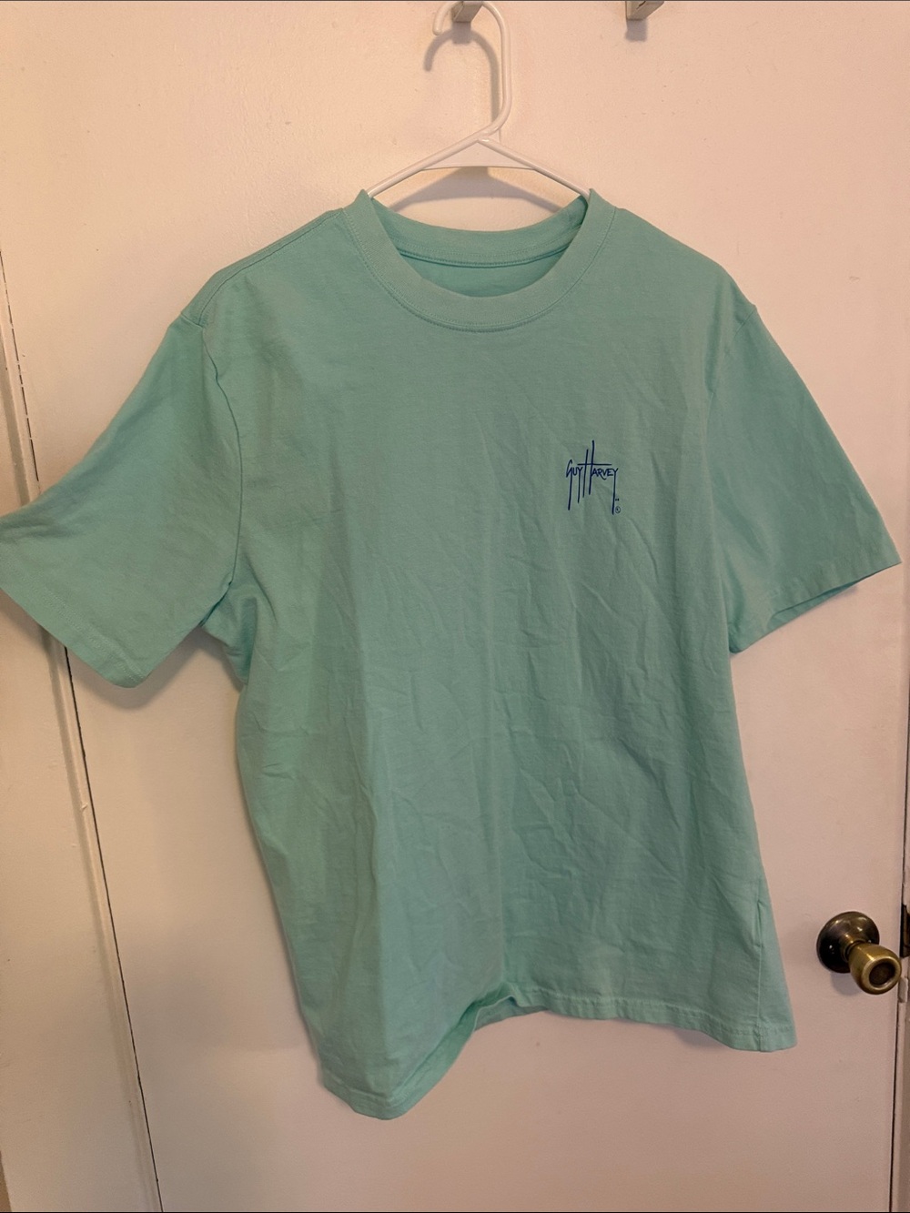 Guy Harvey Mint Green Short-Sleeve Logo Tee